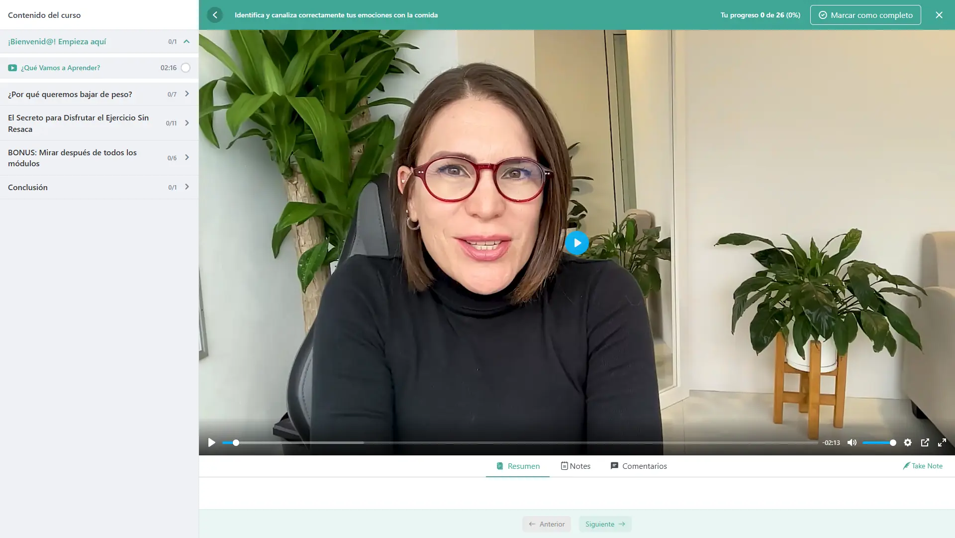 Imagen del curso "Mejora tu relación con la comida"